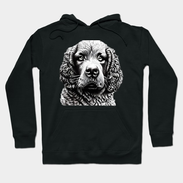 American Water Spaniel Dog Hoodie by KayBee Gift Shop